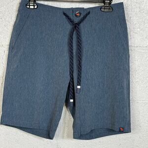 Salt Life Men's Tournament Drawstring Performance Walk Shorts, navy heather 28w